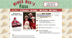 Desktop Screenshot of minermoespizza.com